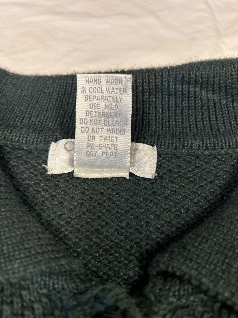 Christopher & Banks Green Collared Button Front Cardigan Sweater Medium M Cotton - Picture 4 of 8